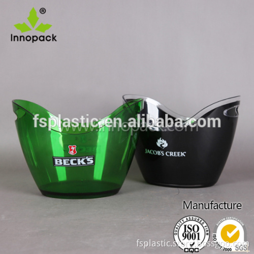 china suppliers ps plastic type large drink beer 8L ice bucket
